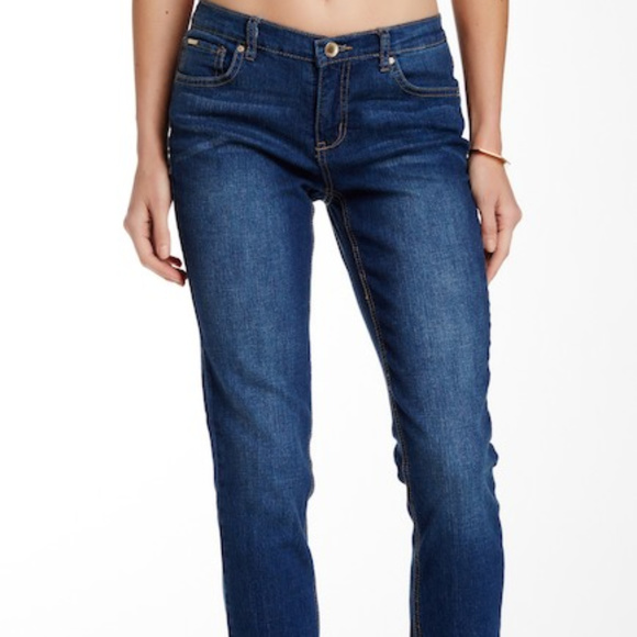 nine west slim boyfriend jeans